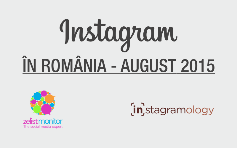 Statistici Instagram Romania – August 2015