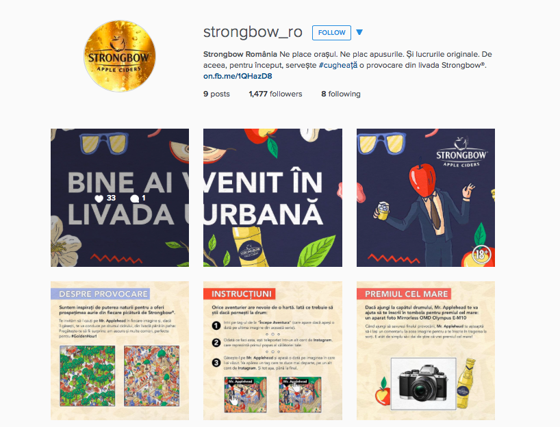 Strongbow® pe Instagram