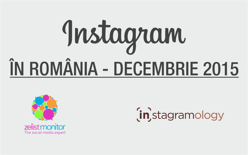 Statistici Instagram Romania – Decembrie 2015