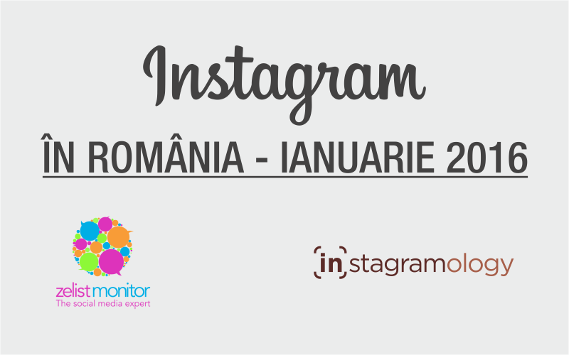 Statistici Instagram Romania – Ianuarie 2016