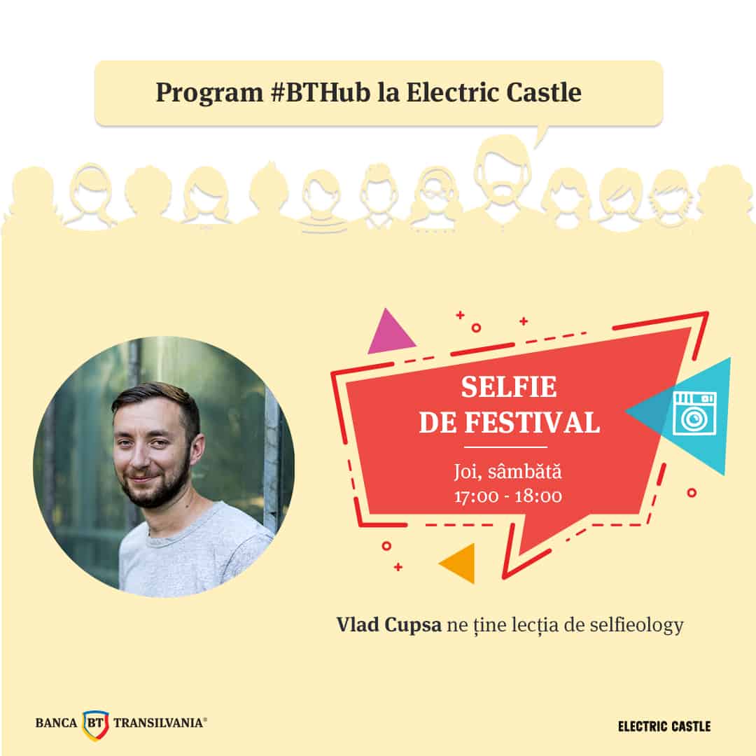 Selfie de festival cu Vlad Cupșa la Electric Castle