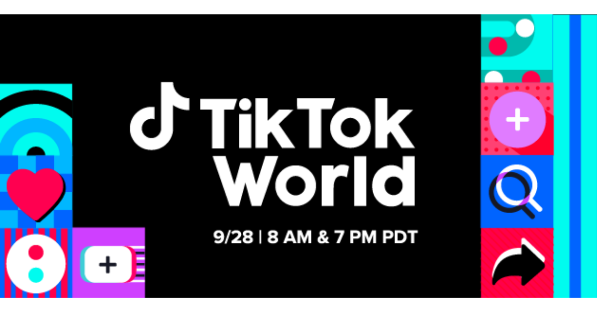 „TikTok World” eveniment TikTok de prezentare pentru 28 septembrie